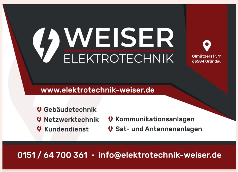 Weiser Elektrotechnik aus Gründau